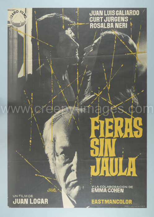 Im Rausch der Sinne / Fieras sin jaula - Spanisches Plakat